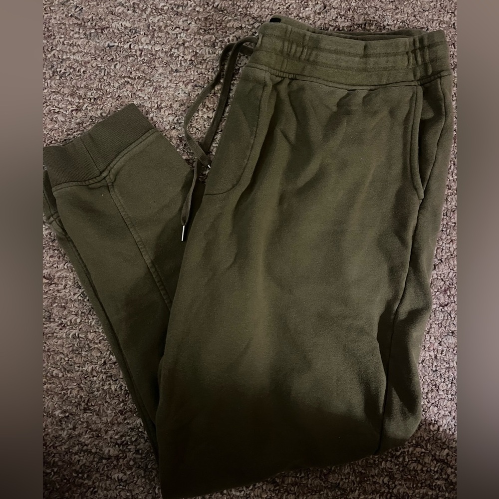 Banana Republic Dark Olive Joggers